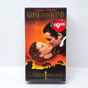 Gone With The Wind VHS Box Set 2 Tapes New SEALED Warner Home Video Watermark